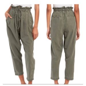 Free People Margate Paperbag Pleated Trousers